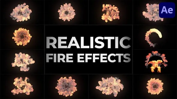 Videohive Realistic Fire Effects for After Effects 46921065