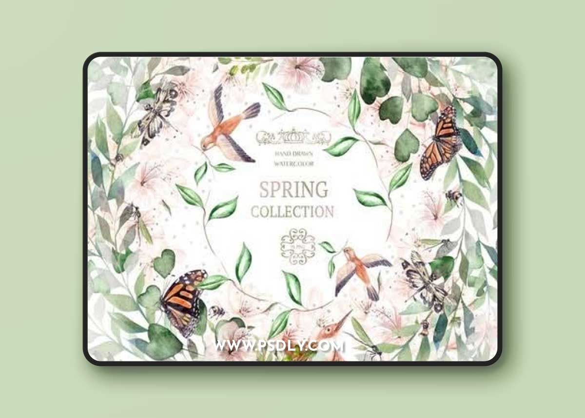 Watercolor Spring Collection