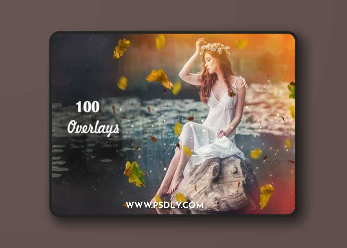 100 Photoshop Overlays [PNG/JPG]