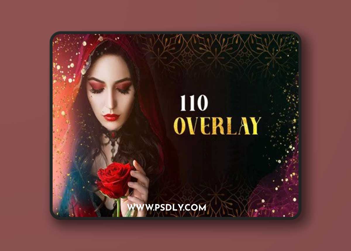 110 Photoshop Overlays Collection