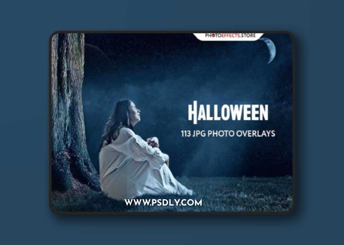 113 Halloween Photo Overlays Set