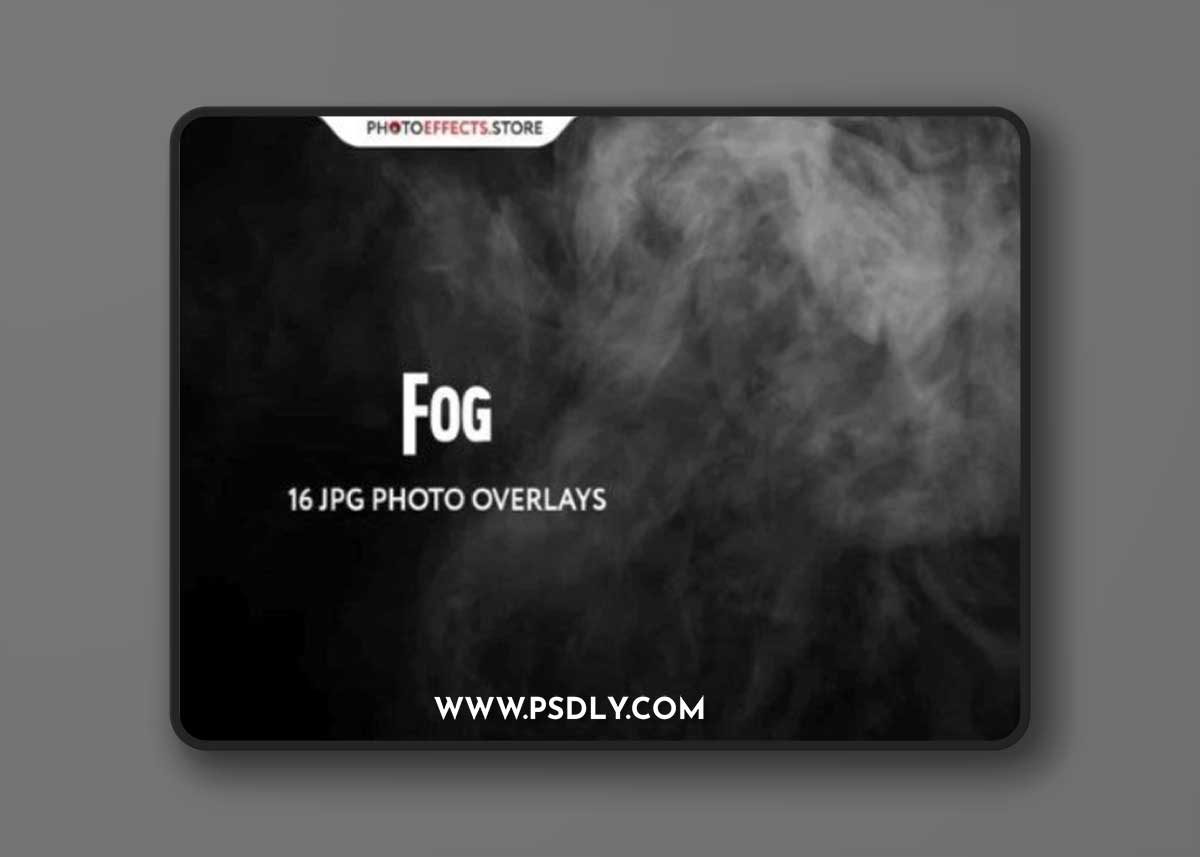 16 Fog Photo Overlays Set