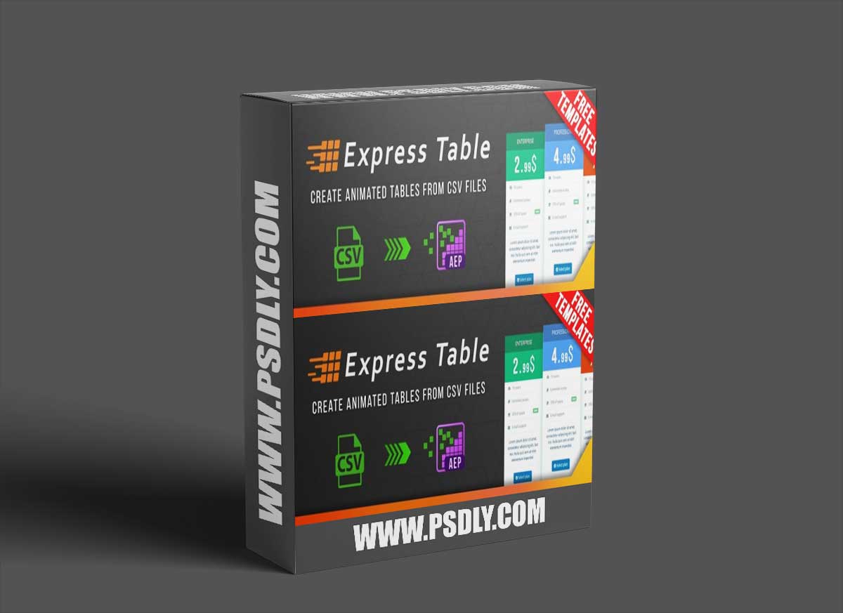 Aescripts Express Table v.1.0.1 Win/Mac