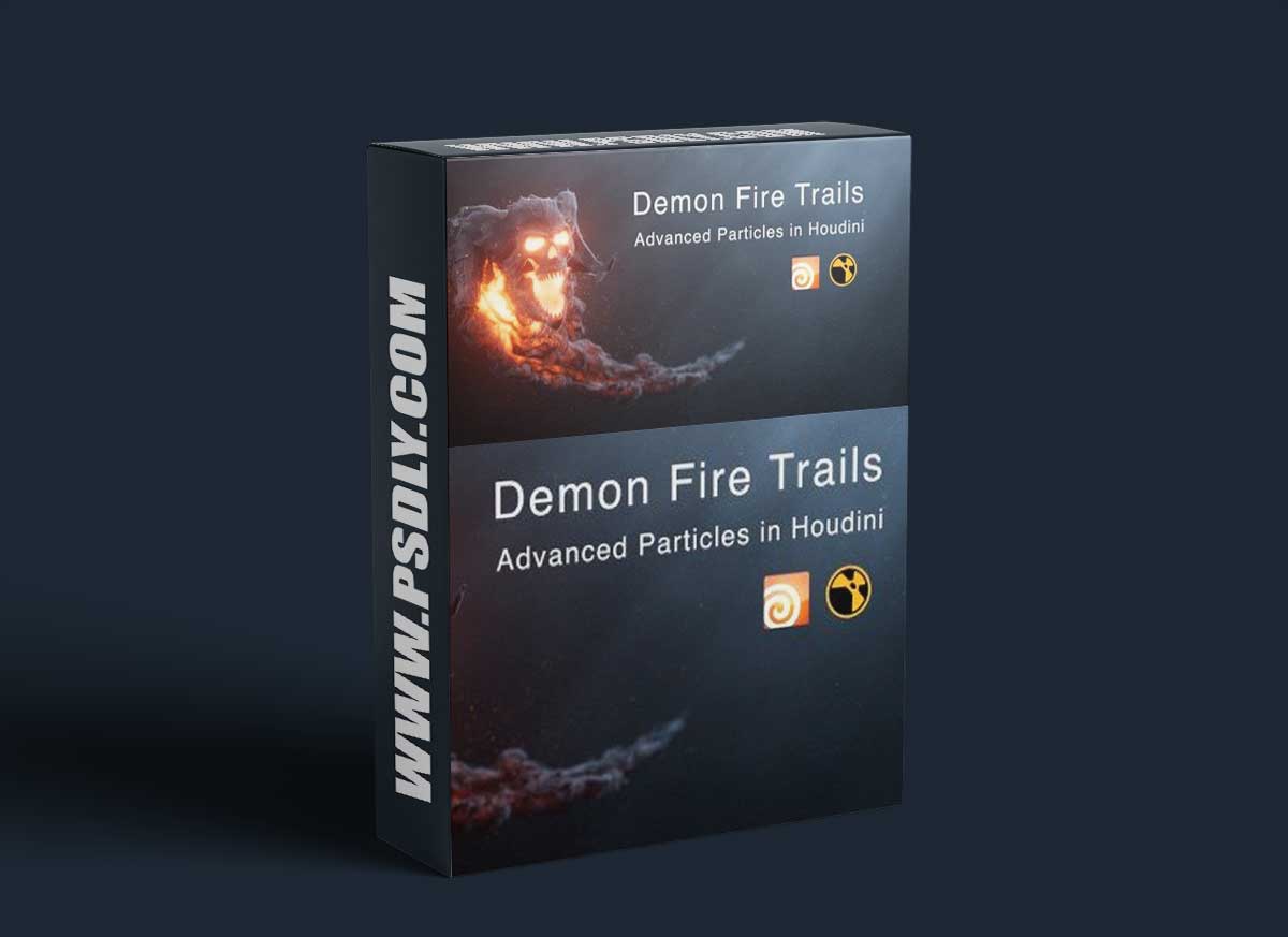 CG Circuit | Advanced Particles 2 : Demon Fire Trails | Houdini Tutorial