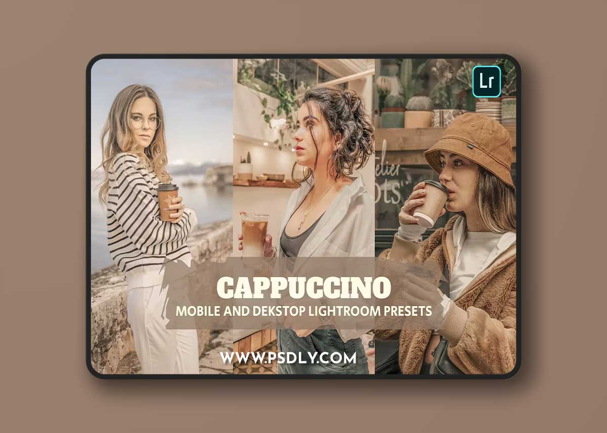Cappuccino Lightroom Presets Dekstop and Mobile QDPWPLY