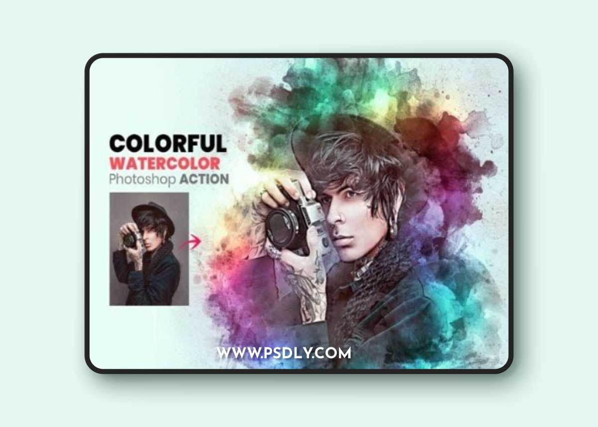 Colorfull Watercolor Painting