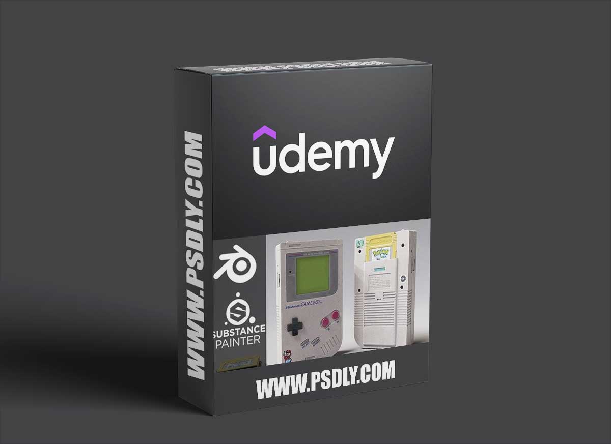Creating a Nintendo GameBoy in Blender and Substance Painter