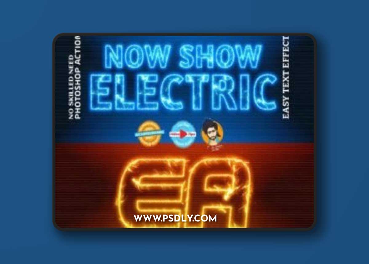 ELECTRIC Photoshop Action