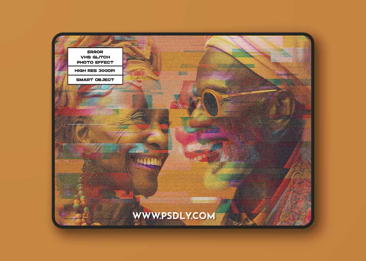 Error VHS Glitch Photo Effect CMHCMGC