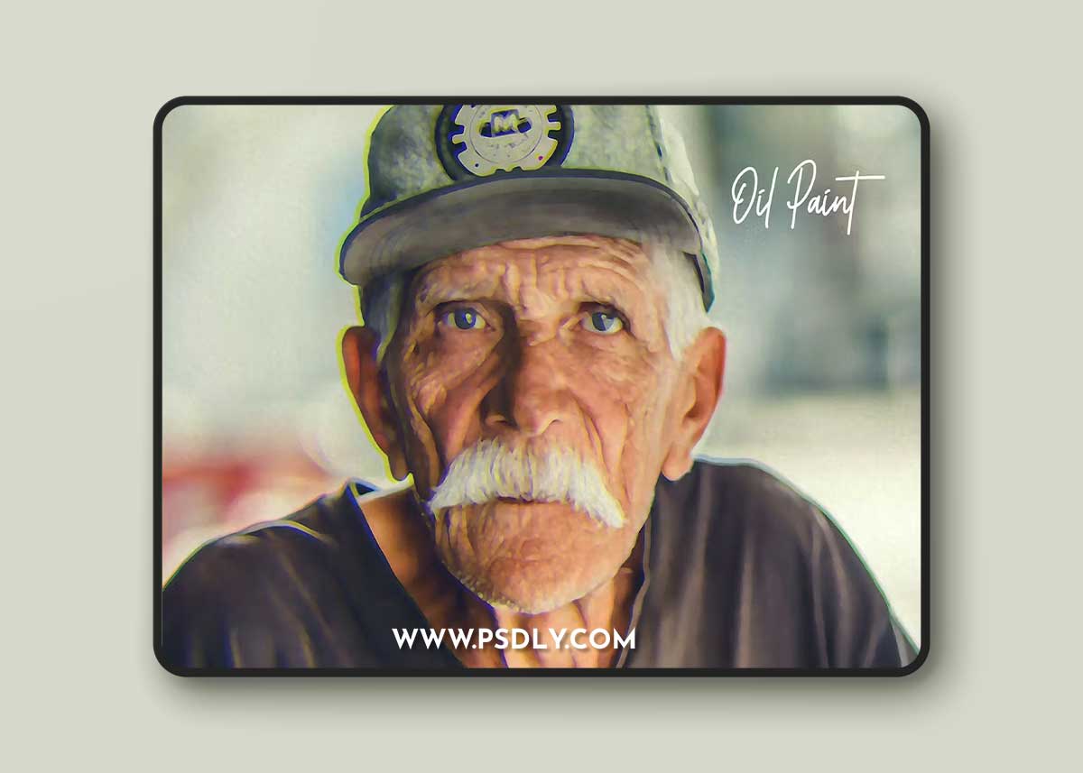 Oil paint photo effect UZERGHG