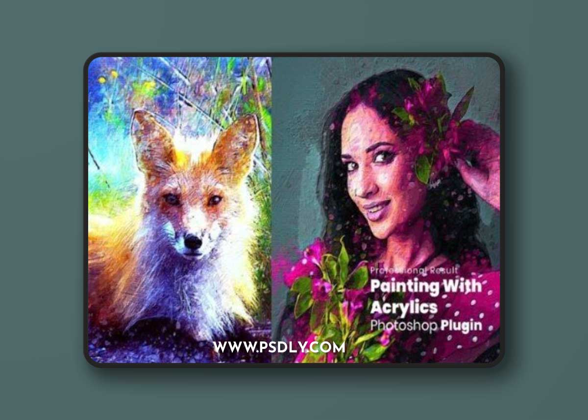 Painting with Acrylics Action