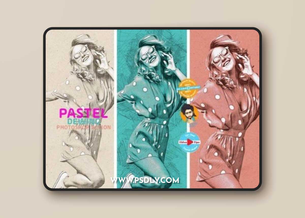 Pastel Dewing Photoshop Action