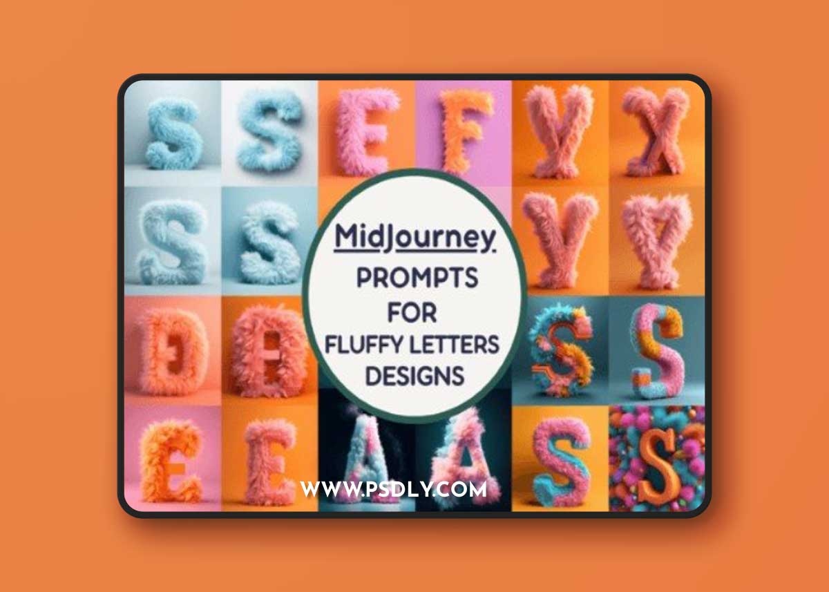 Prompt for Fluffy Rendered Letters