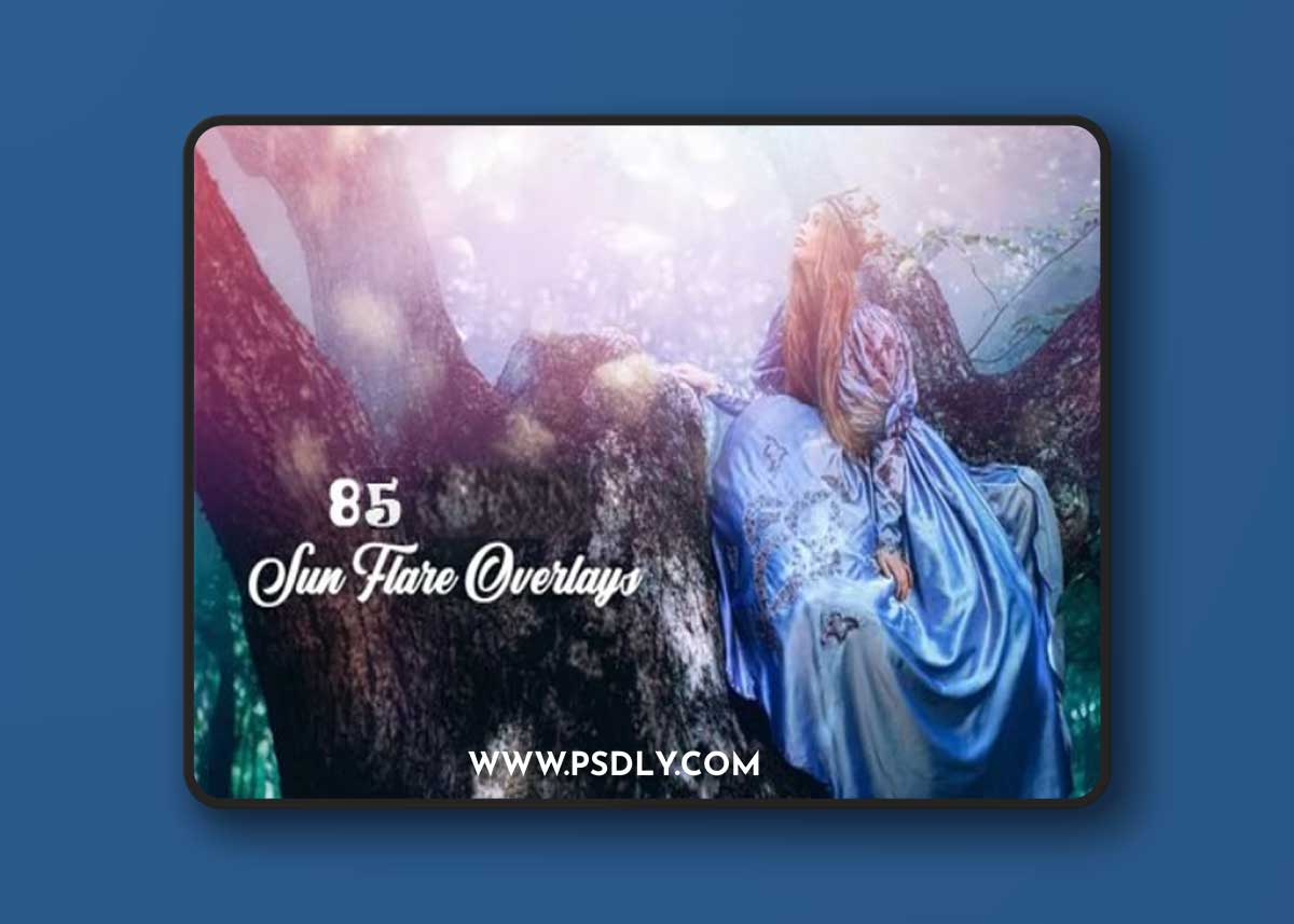 Sun Flare Photoshop Overlays Collection