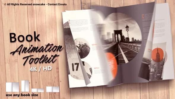 Videohive Book Animation Toolkit 21751656