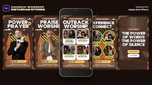 Videohive Church Worship Instagram Stories 47470424