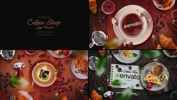 Videohive Coffee Shop Logo Intro 46467058