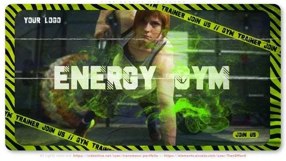 Videohive Fire Energy Gym Promo 47240361