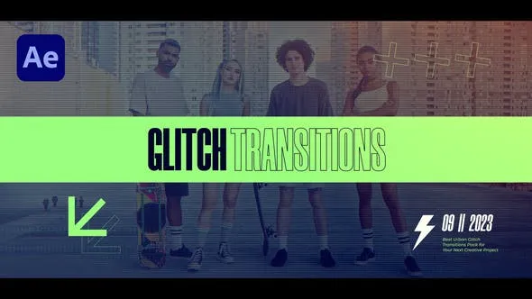 Videohive Glitch Transitions 47617681