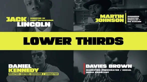 Videohive Lower Thirds 47399610