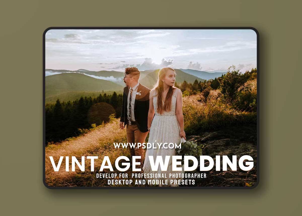 Vintage Wedding - Desktop and Mobile Presets 35GK7NP