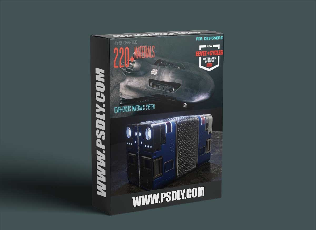 Blender - Eevee + Cycles Materials System v9.3