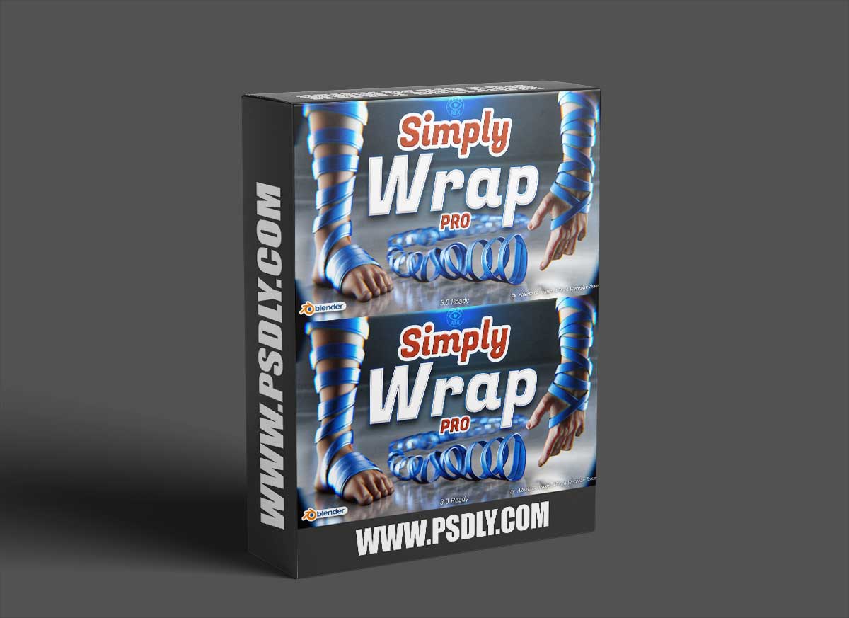 Blender - Simply Wrap Pro 1.5.2 + Assets
