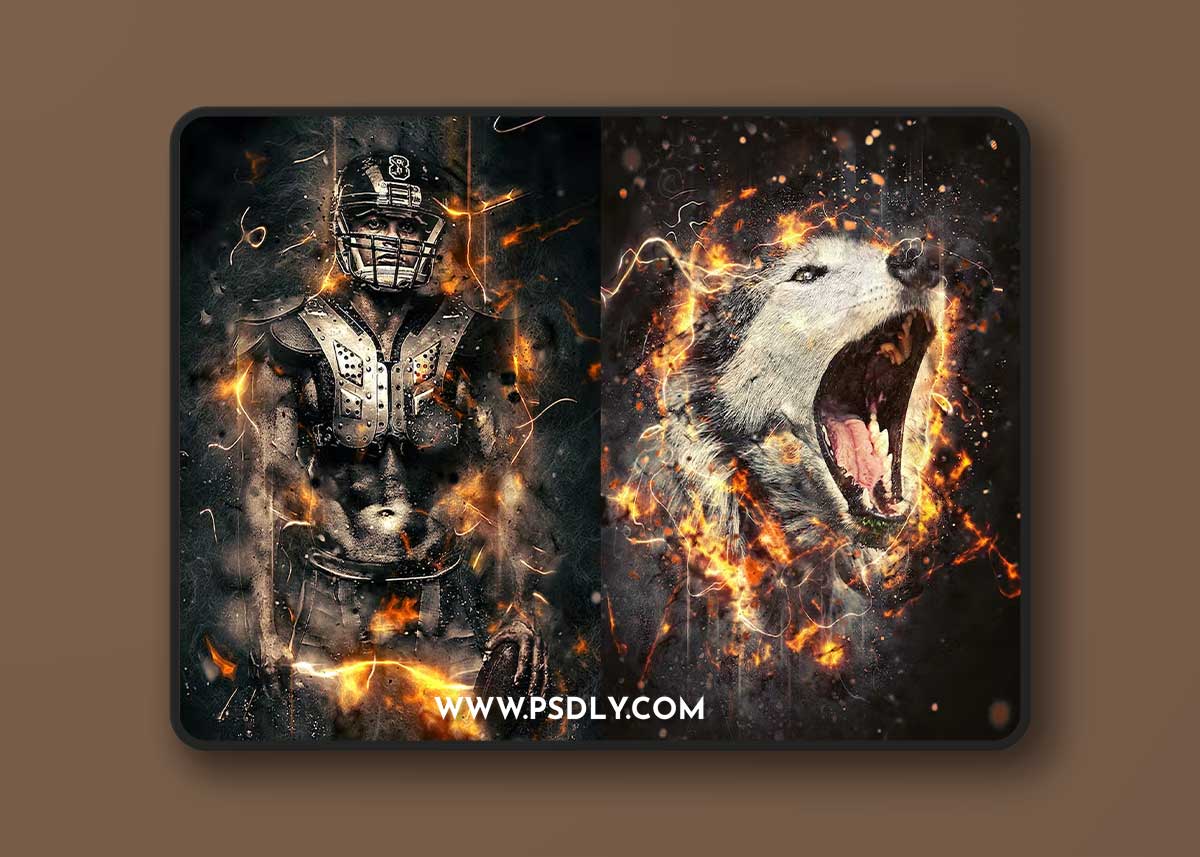 Fury Photoshop Action YPZ2CL