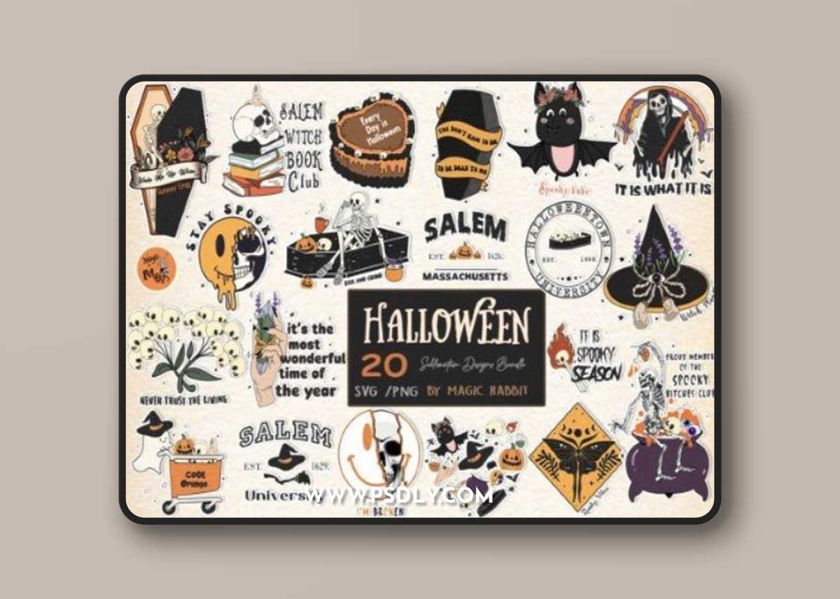 Halloween SVG PNG Sublimation Bundle