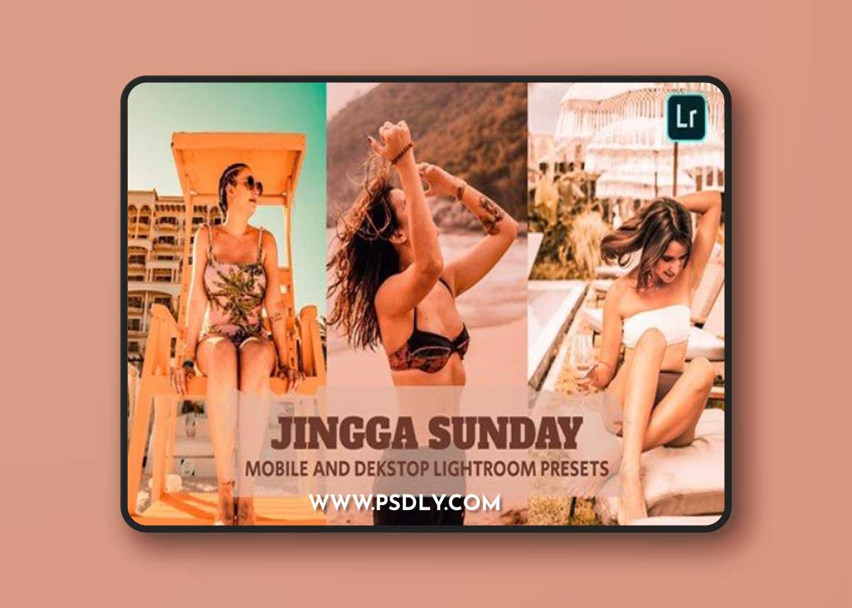 Jingga Sunday Lightroom Presets Dekstop and Mobile VK8N6TN