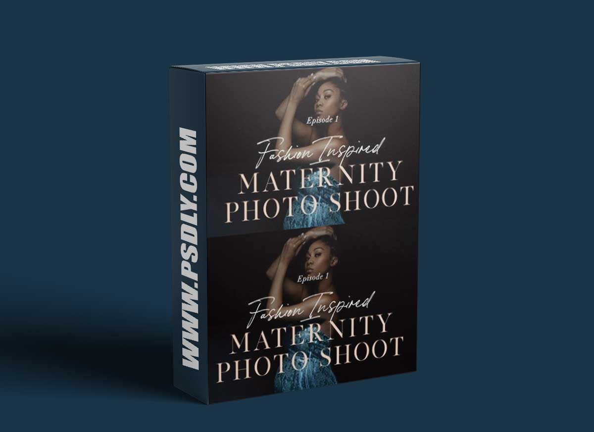 Lola Melani Collective - Fashion Inspired Studio Maternity Photoshoot