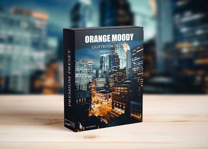 Moody Orange Urban Street Cinematic LR Presets 3HMFNFS