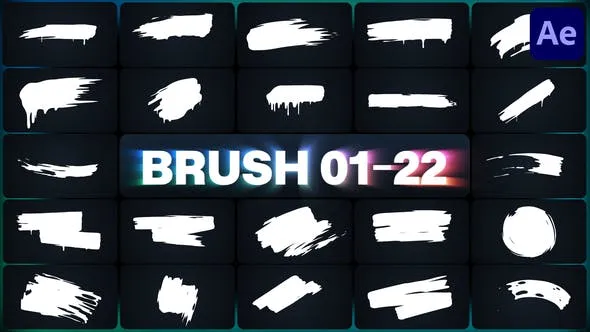 Videohive Brush Elements for After Effects 47739043