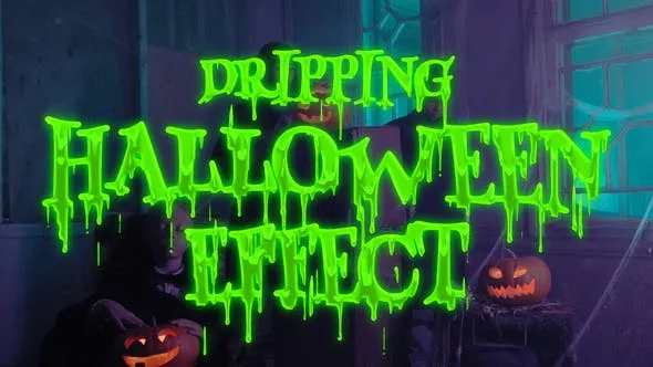 Videohive Dripping Halloween Effect 48268713