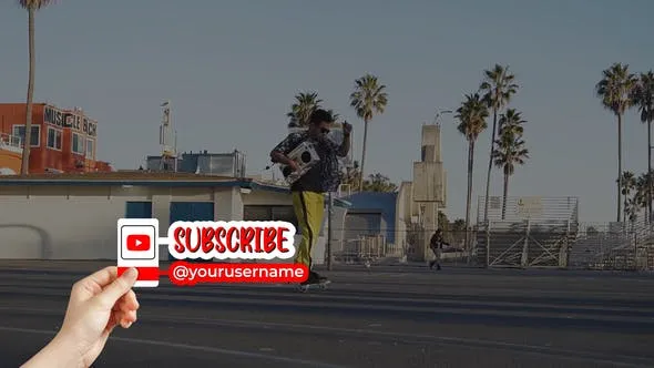 Videohive Hand Holding Social Media Titles 47887891