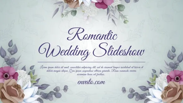 Videohive Ink Romantc Wedding Slideshow 47935922
