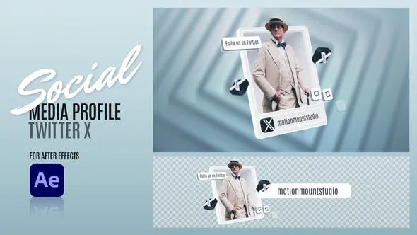 Videohive Social Media Profile - Twitter X 47982953