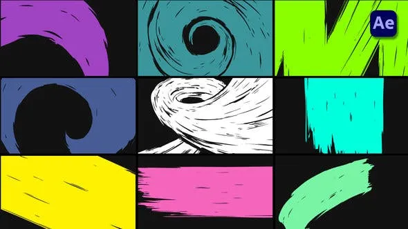 Videohive Sribble Transtions [After Effects] 47733620