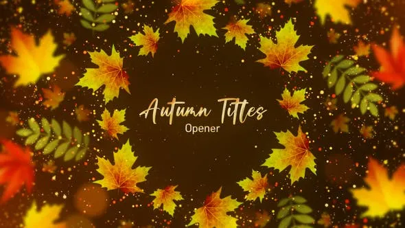 Videohive Autumn Titles 47963965
