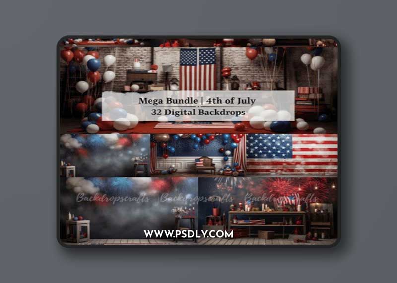 4th of July | Digital Backdrops