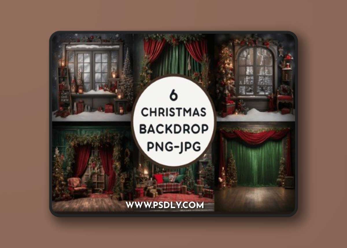 Christmas Backdrop PNG-JPG