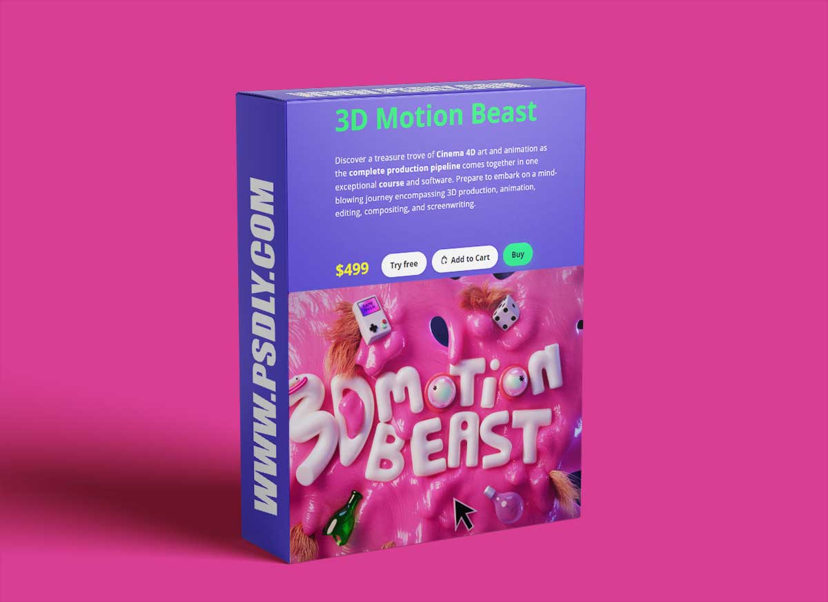 Motion Design School - 3D Motion Beast