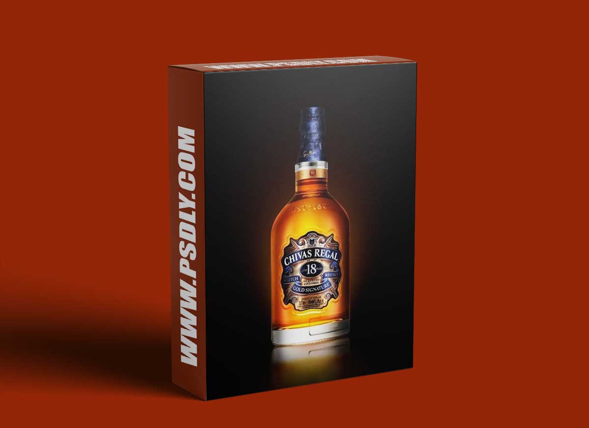 Photigy - Retouching of a Whisky Bottle: From Plain to Dramatic look