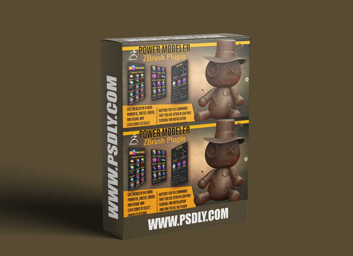 Power Modeler 1.97 ZBrush Plugin by Artistic Squad