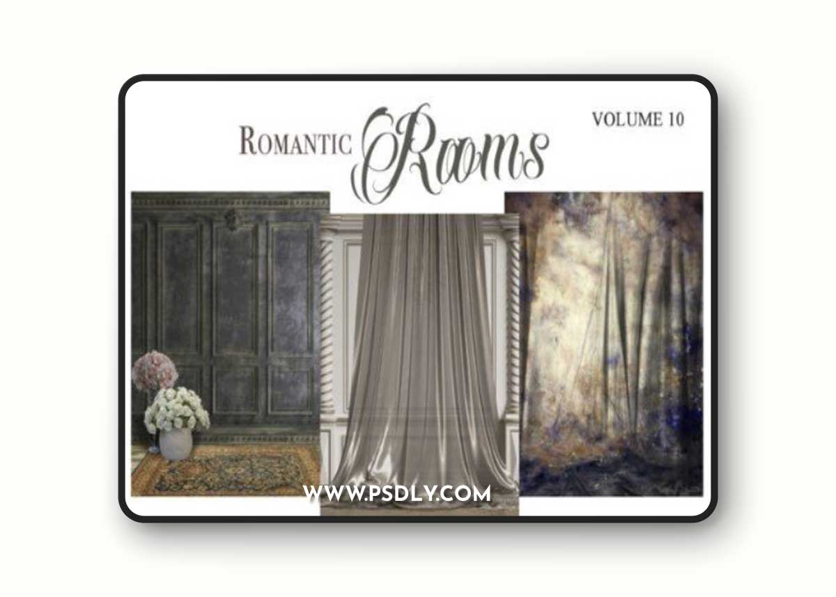 Romantic Rooms V10 Digital Backdrops