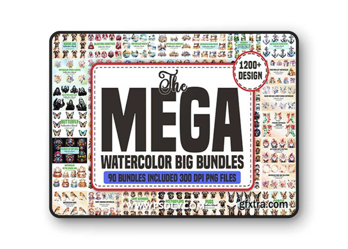 The Mega Watercolor Big Bundle
