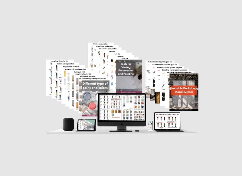 The Migo Studio - Backdrop Tools List