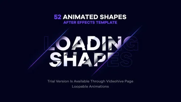 Videohive Loading Shapes 48536953
