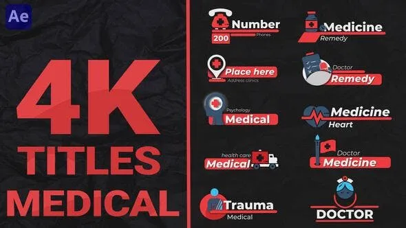 Videohive Medical Titles 48123899