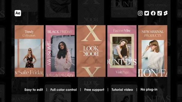 Videohive Retro Fashion Instagram Reels 48591393